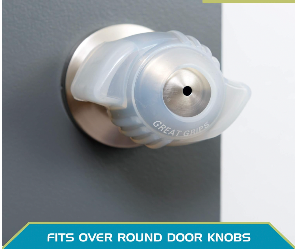EZ Turn Doorknob Grips – Arthritis-Friendly Door Opener for Seniors & Limited Hand Mobility
