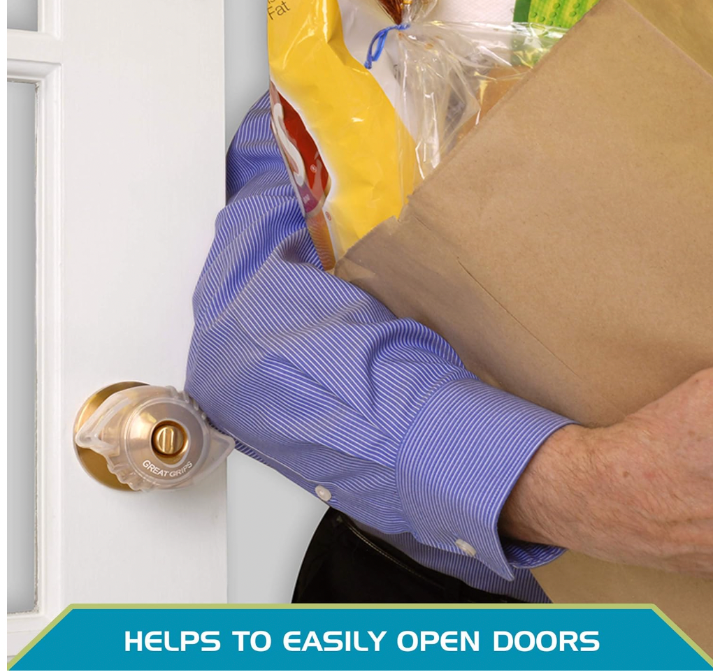 EZ Turn Doorknob Grips – Arthritis-Friendly Door Opener for Seniors & Limited Hand Mobility