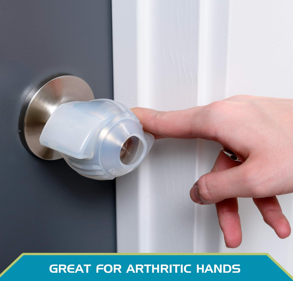 EZ Turn Doorknob Grips – Arthritis-Friendly Door Opener for Seniors & Limited Hand Mobility